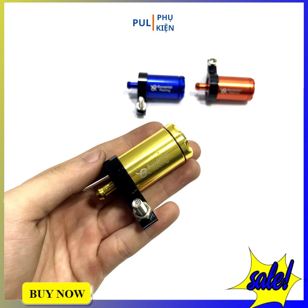 Bình dầu thắng bonamici nhôm cnc cao cấp kèm sẵn pát lắp cho xe Exciter Winner V1 Winner X...