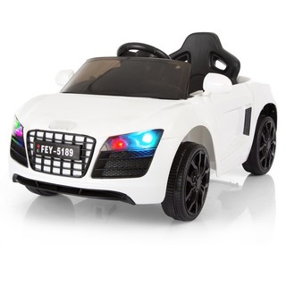 Ô tô xe điện đồ chơi FEY 5189 cho bé tự lái và remote từ xa 6V/4.5AH (Đỏ-Trắng-Hồng)
