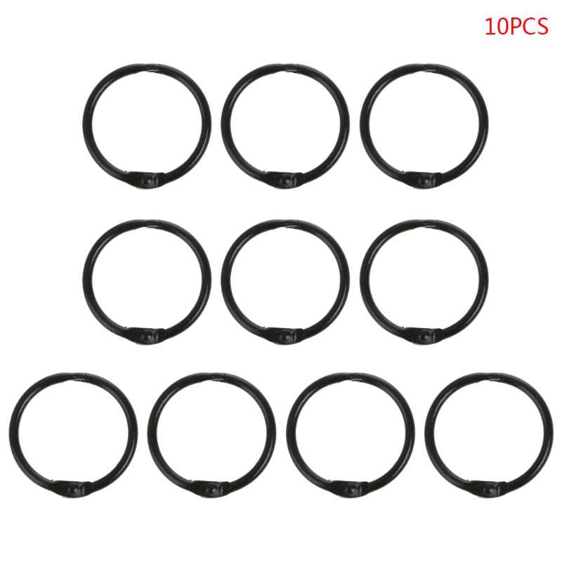 Set 10 Vòng Kẹp Sách Bằng Kim Loại DIY