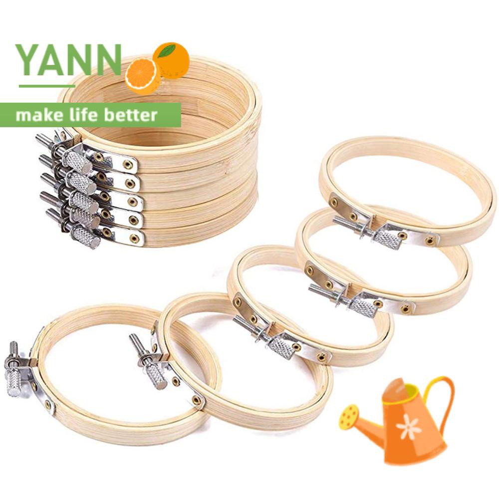 Khung Thêu Thủ Công Hình Tròn Bằng Tre Thời Trang