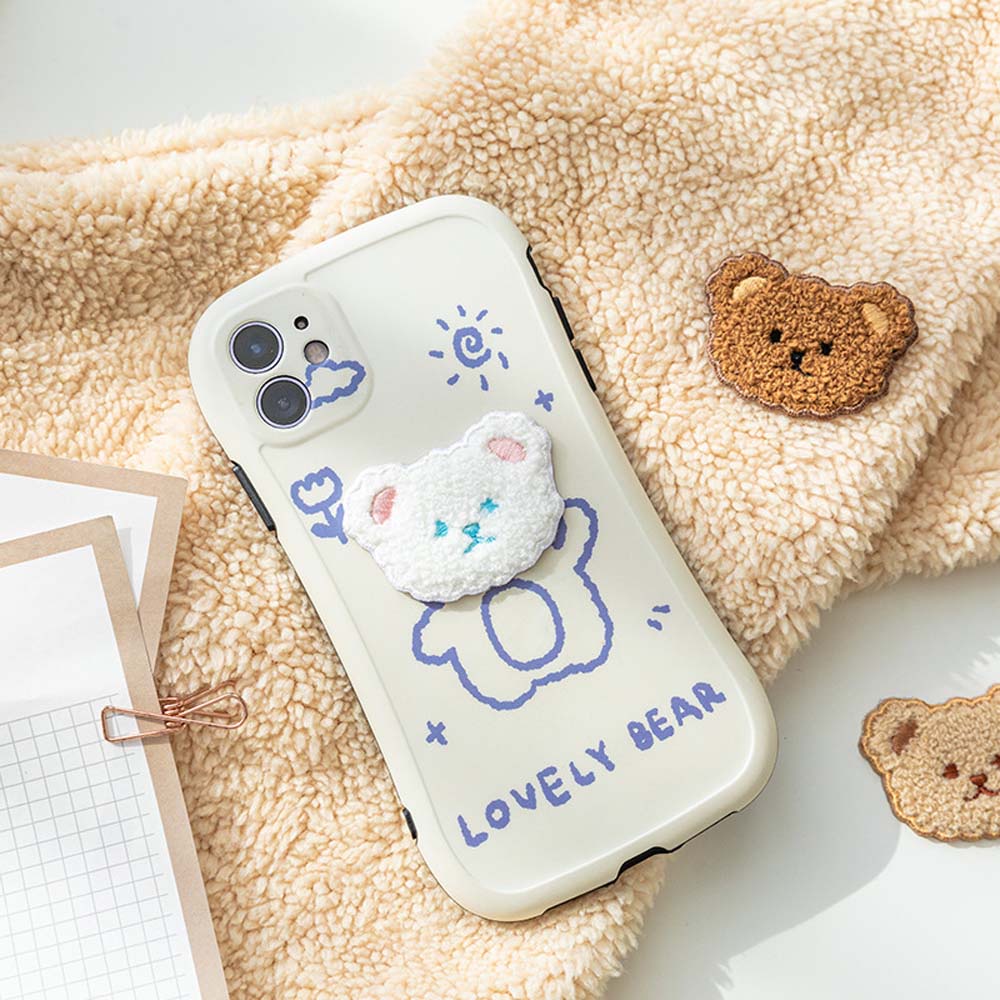 Miếng dán quần áo dạng ủi hình chú gấu đáng yêu