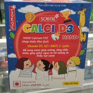 Calci D3 Nano+ - Bổ sung calci, hỗ trợ giảm nguy cơ loãng xương