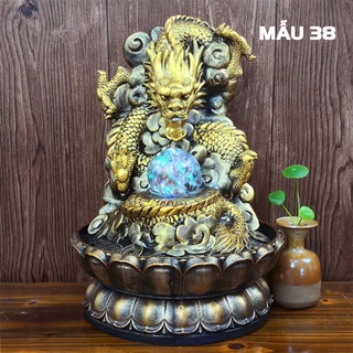 [Nhiều mẫu] Thác nước phong thuỷ để bàn đức phật phi long
