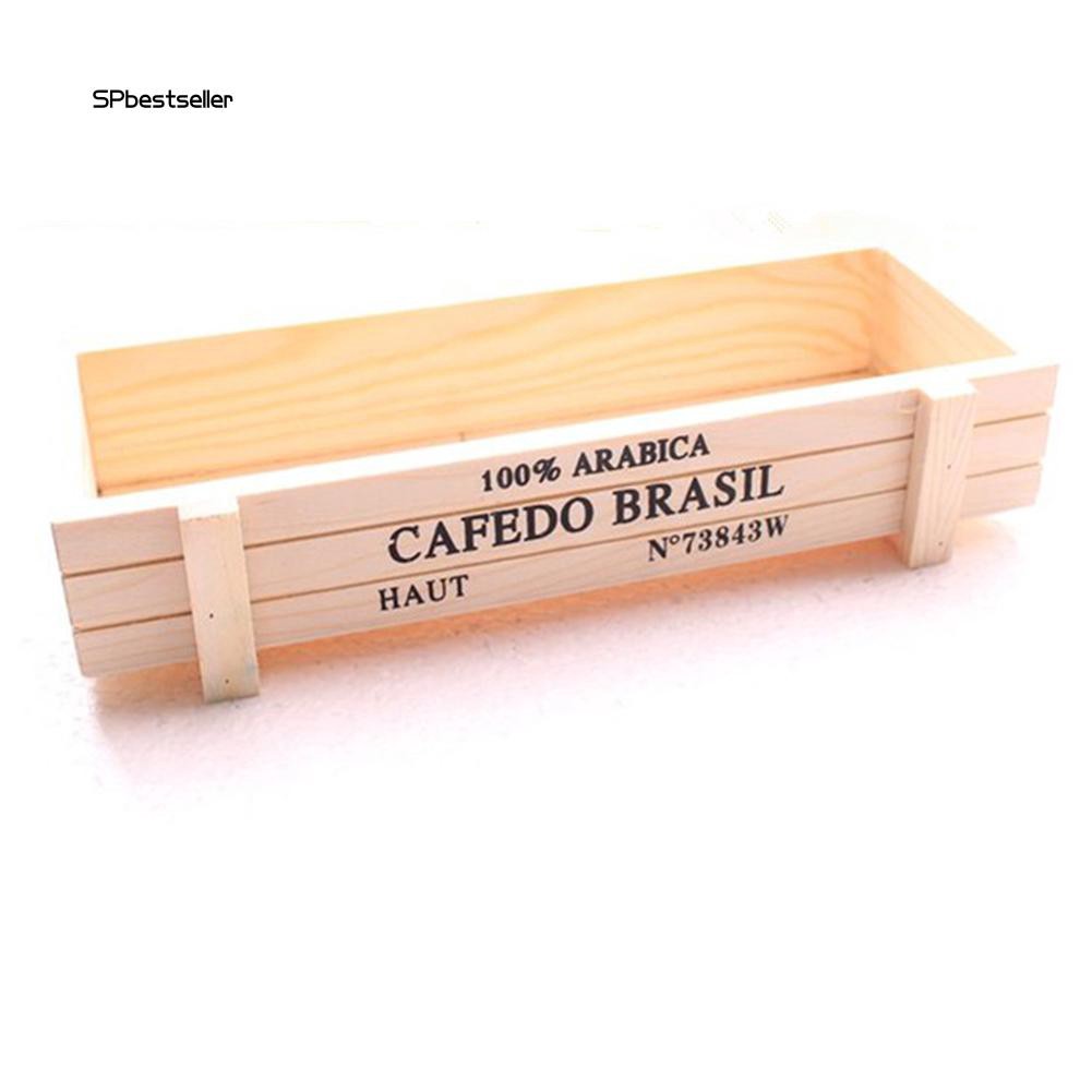 Chậu gỗ trồng cây mini tiện dụng