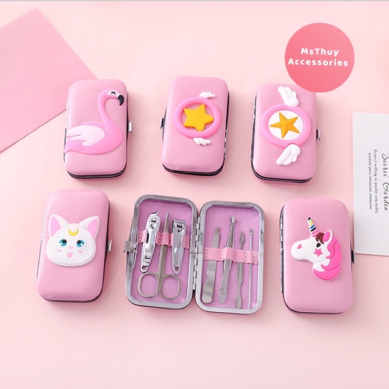 Bộ cắt móng tay 7 món siêu dễ thương