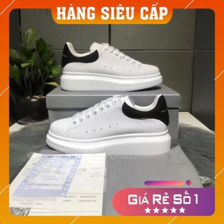 Giày thể thao mcq gót nhung đen dây lụa hot trend 2020