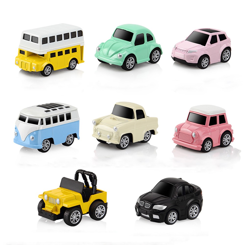 Bộ 8 Ô Tô Mô Hình Bằng Sắt MINI CAR - Đồ Chơi Cho Bé Trai