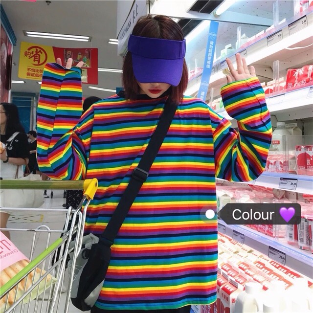 SẴN/ ORDER Rainbow Tee - Áo thun cầu vồng