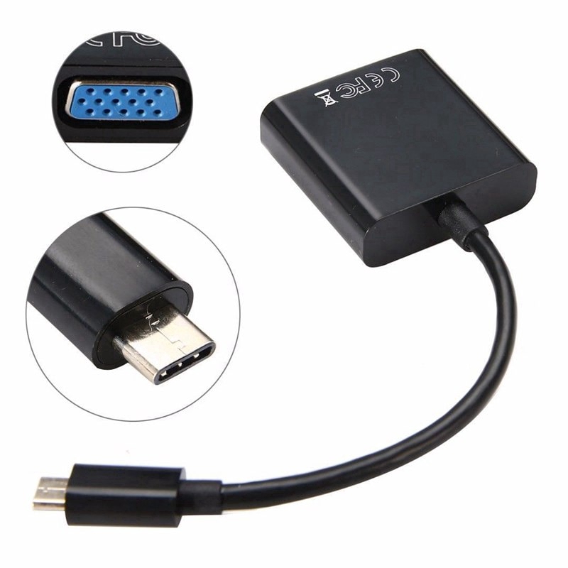 Cáp Chuyển Đổi USB 3.1 Type C Sang VGA Kebidumei | BigBuy360 - bigbuy360.vn