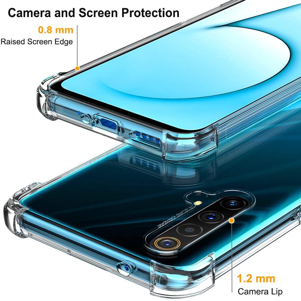 Ốp điện thoại TPU mềm trong suốt chống sốc cho realme X50 5G realme X50 5G