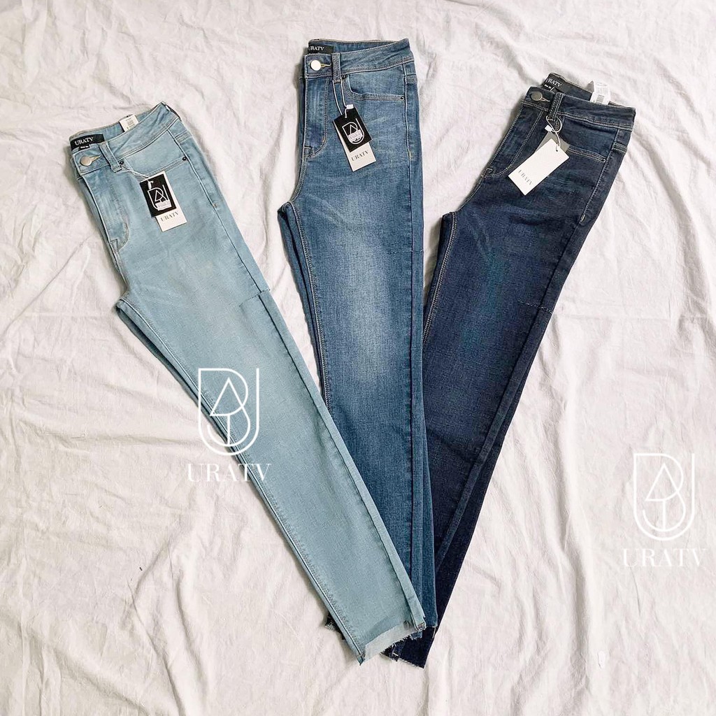 [CÓ SẴN- ẢNH THẬT] Quần skinny rách đùi