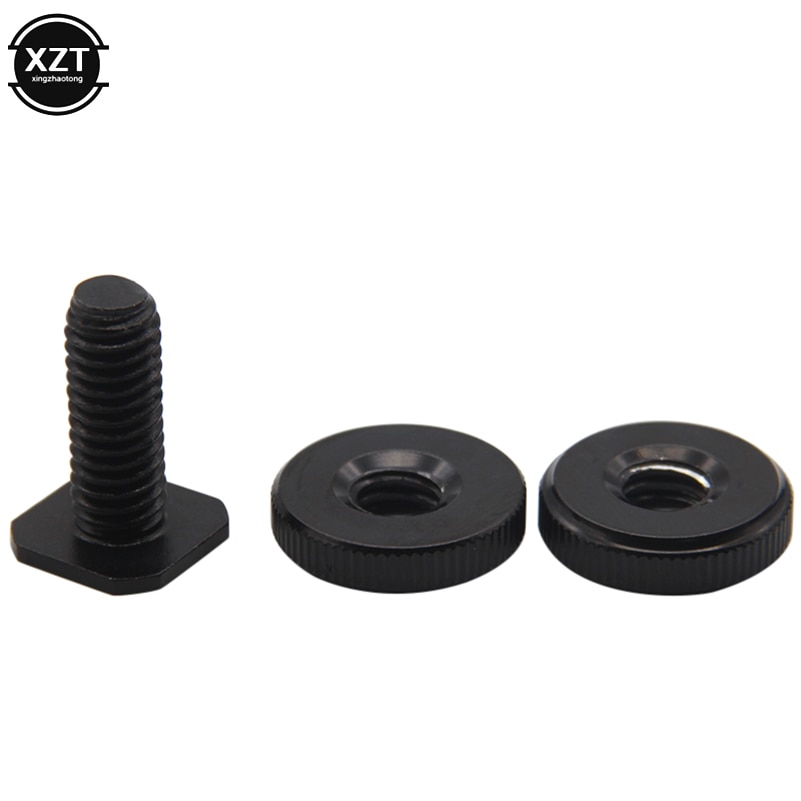 Ốc vít kép 1/4&quot; 3/8&quot; màu đen thích hợp cho giá đỡ máy ảnh