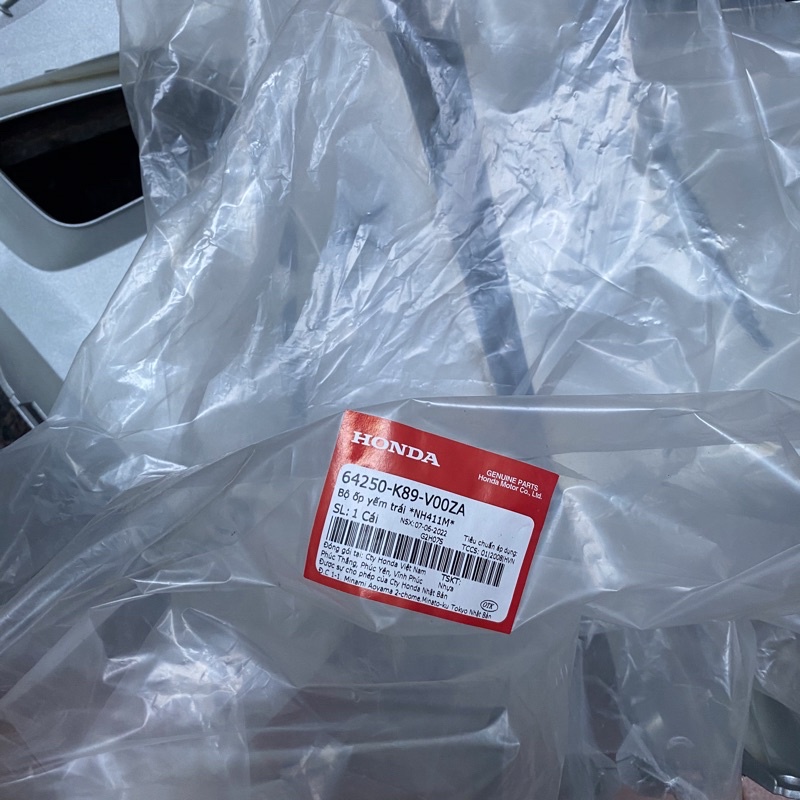 Cánh yếm trong wave 110,wave alpha 2017 2018 2019 2020 2022 2021 zin chính hãng Honda