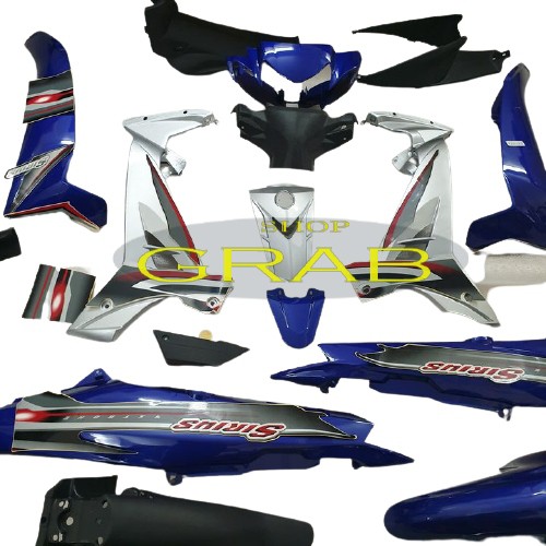 Bộ nhựa Màu Xanh GP cho xe SIRIUS đời 2005 đến 2018 - Dàn áo xe Sirius màu Xanh tím -SPG-DGSi-xt