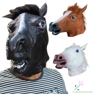 Mặt nạ đầu ngựa hóa trang Halloween độc đáo tot Bchính hãng