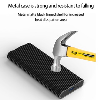 Blueendless Portable Enclosure Support Pcie Nvme/Ngff M.2 M Key/B&M Key Ssd Type C 3.1 Solid Disk Cooling(M280F)