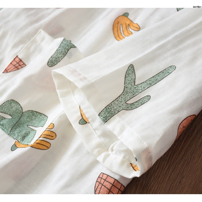 Áo choàng tắm kiểu Kimono tay dài chất liệu cotton phong cách Nhật Bản | BigBuy360 - bigbuy360.vn