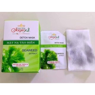 (Chính Hãng) Detox Mask Nạ Thải Chì Tảo Biển Collagen X3 Công Ty Giáng Kiều