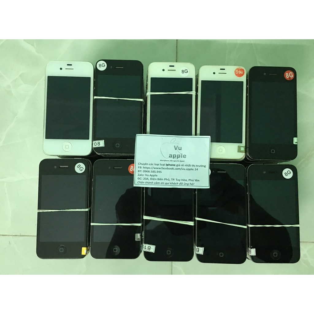 [SIÊU RẺ CHỮA CHÁY IPHONE] Điện Thoại Iphone 4 Quốc Tế Chính Hãng - hàng thanh lý