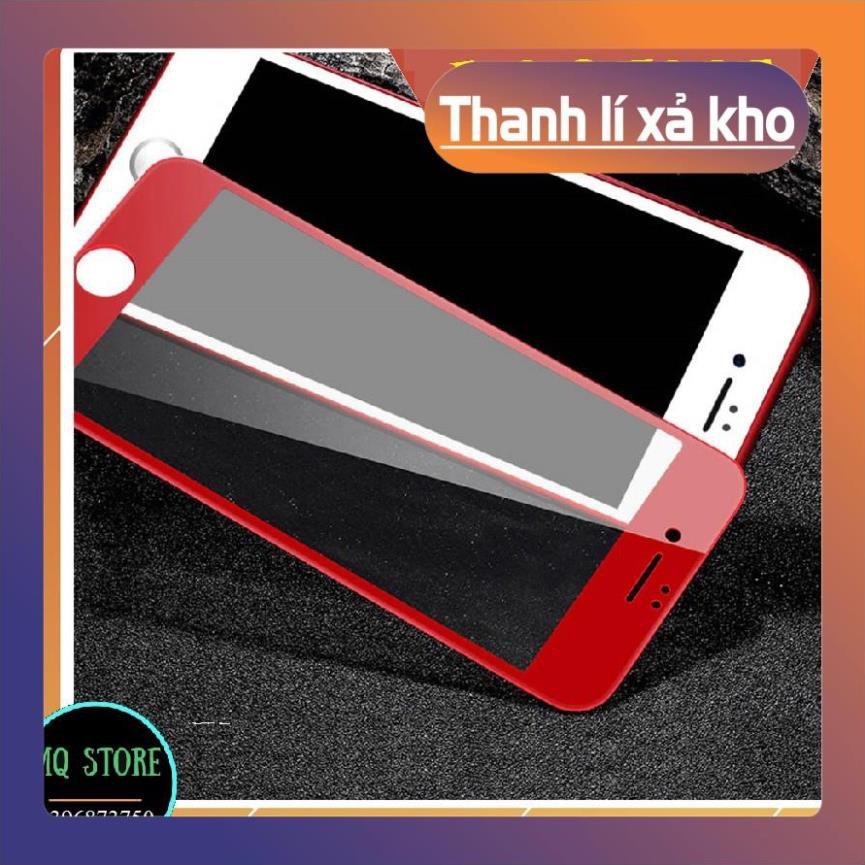 [K] Kính cường lực full màn hình 4D màu đỏ Iphone 6,6s, 6plus, 7, 8, 7plus, 8plus ^^