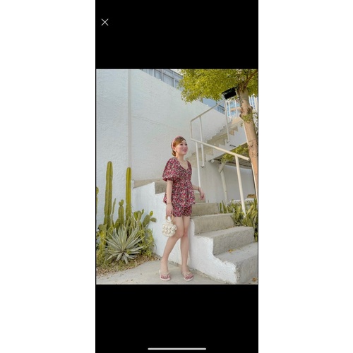 Sét Peplum Hoa Nhí Bigsize 55kg Đến 100kg (L/XL/XXL)