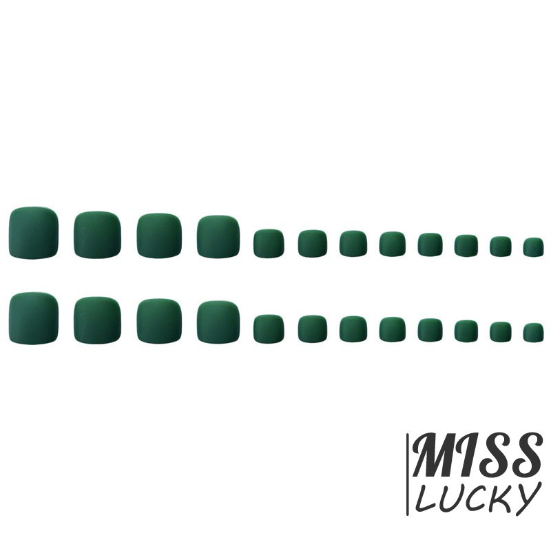 Set 24 Móng Chân Giả Trang Trí Nghệ Thuật