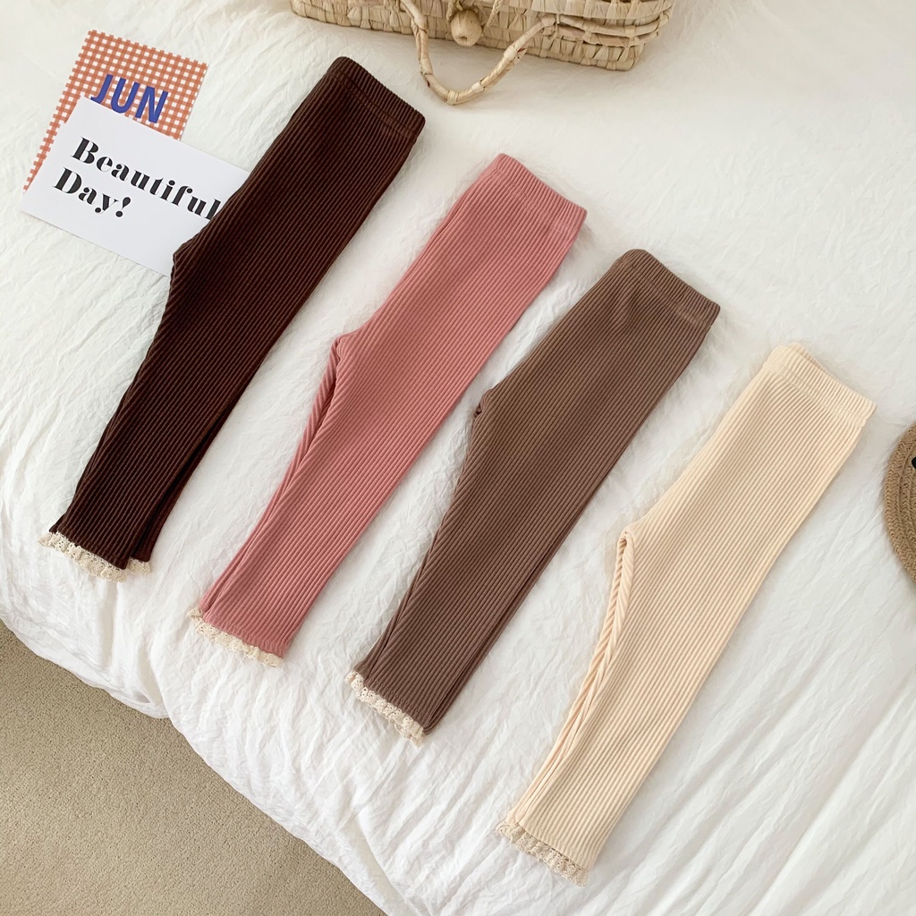 Quần dài ren công chúa cho bé gái sơ sinh