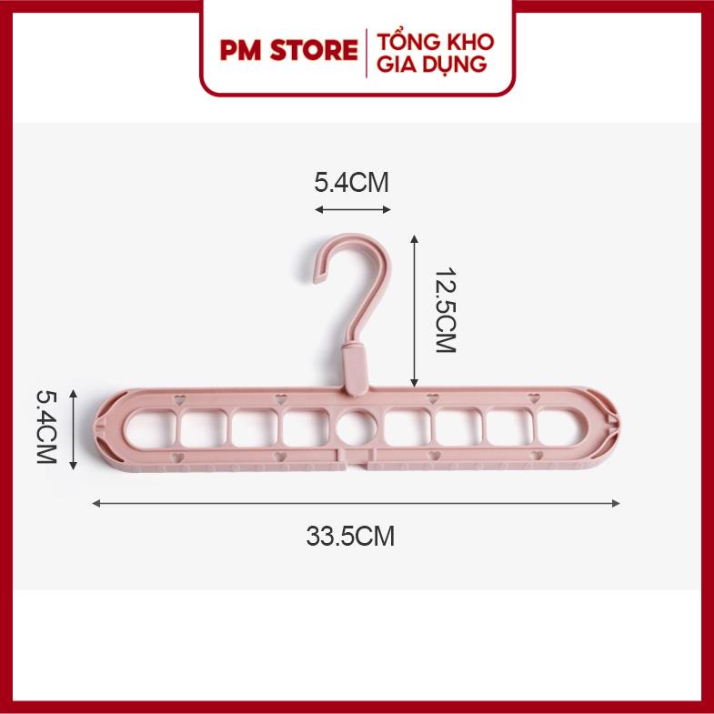 Sỉ, Lẻ Móc Treo Quần Áo 9 Lỗ Thông Minh Đa Năng Tiện Dụng - Phương Mai.Shop