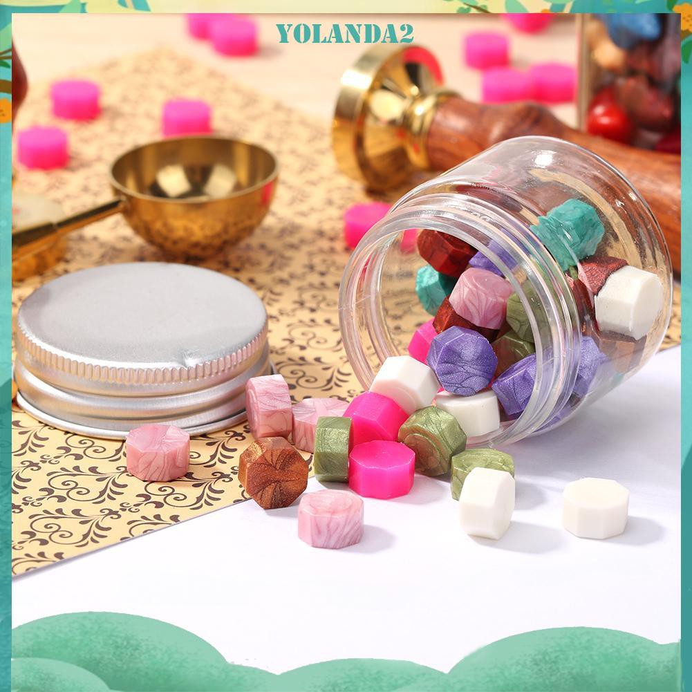 Bộ 60 Con Dấu Sáp Hình Bát Giác Phong Cách Vintage