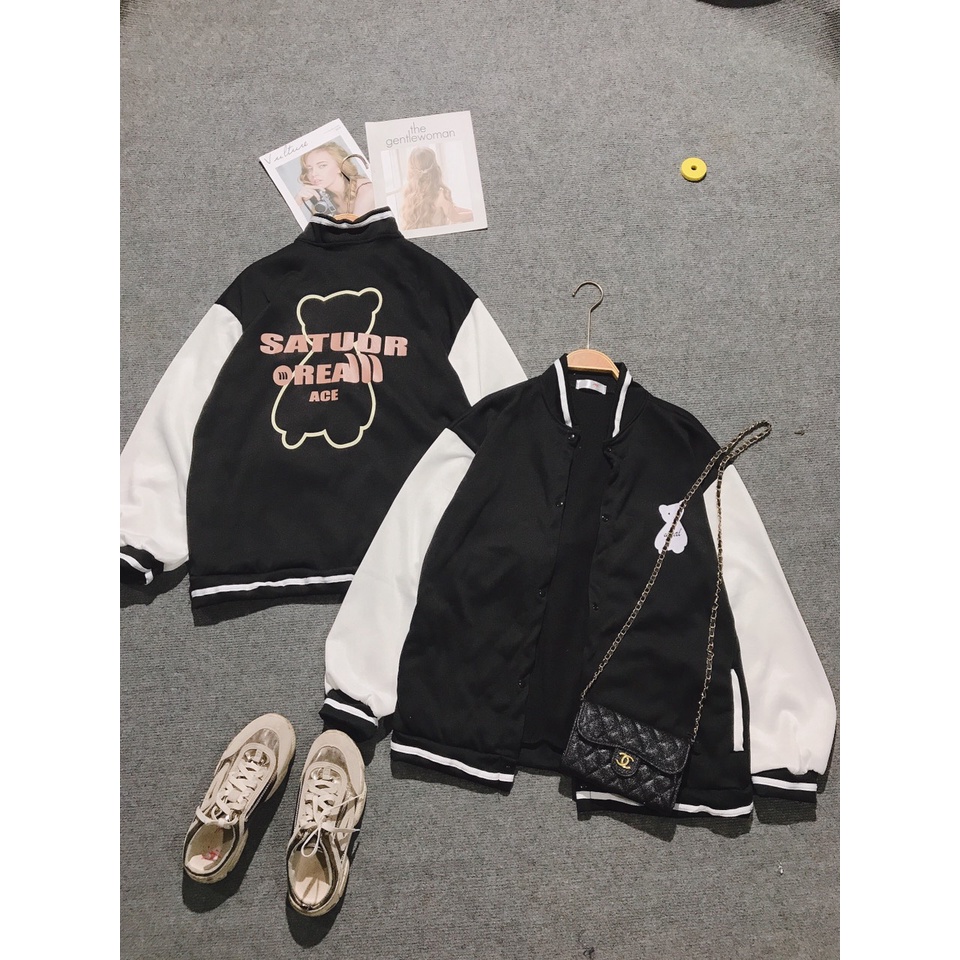 (TC)Áo Bomber Gấu  Satudr