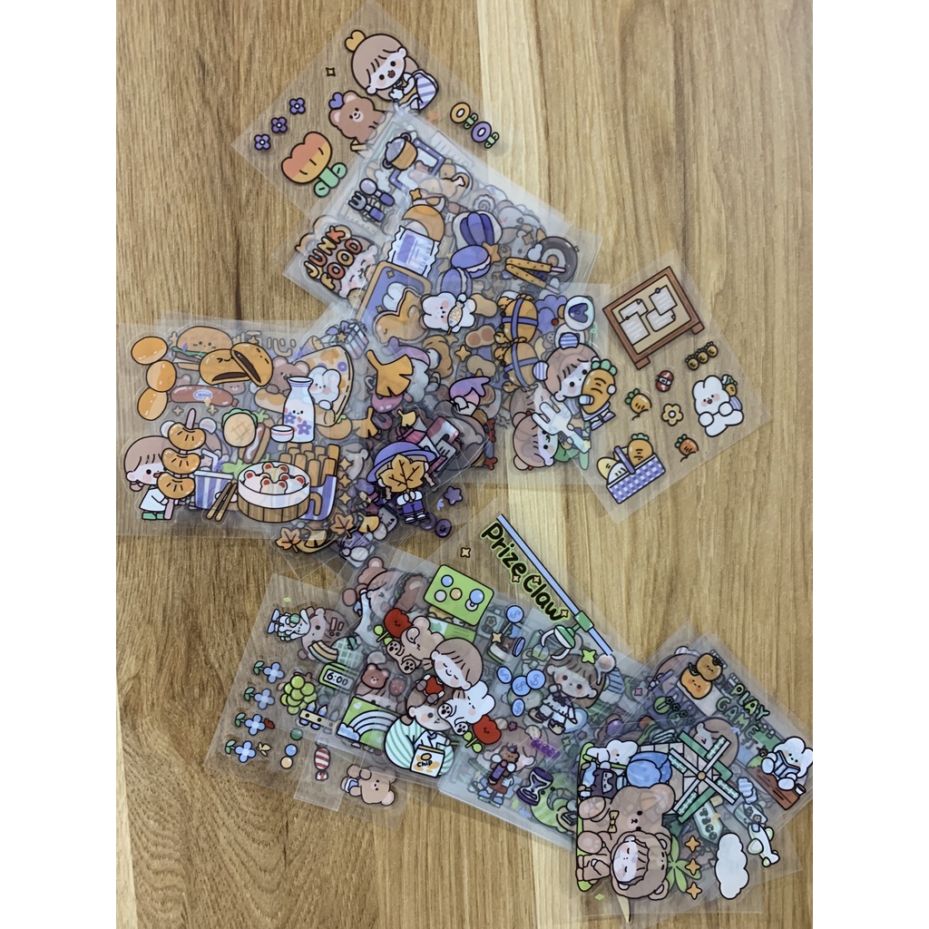 Hình Dán Sticker 2D Dán Bình Nước Siêu Đáng Yêu nhiều mẫu Trang Trí Bình Siêu Xinh Và Dễ Thương