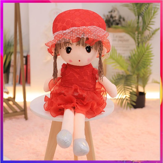 Gấu Bông - Búp Bê Váy Ren 3 Tầng Xinh Lung Linh sz 45cm và 60cm