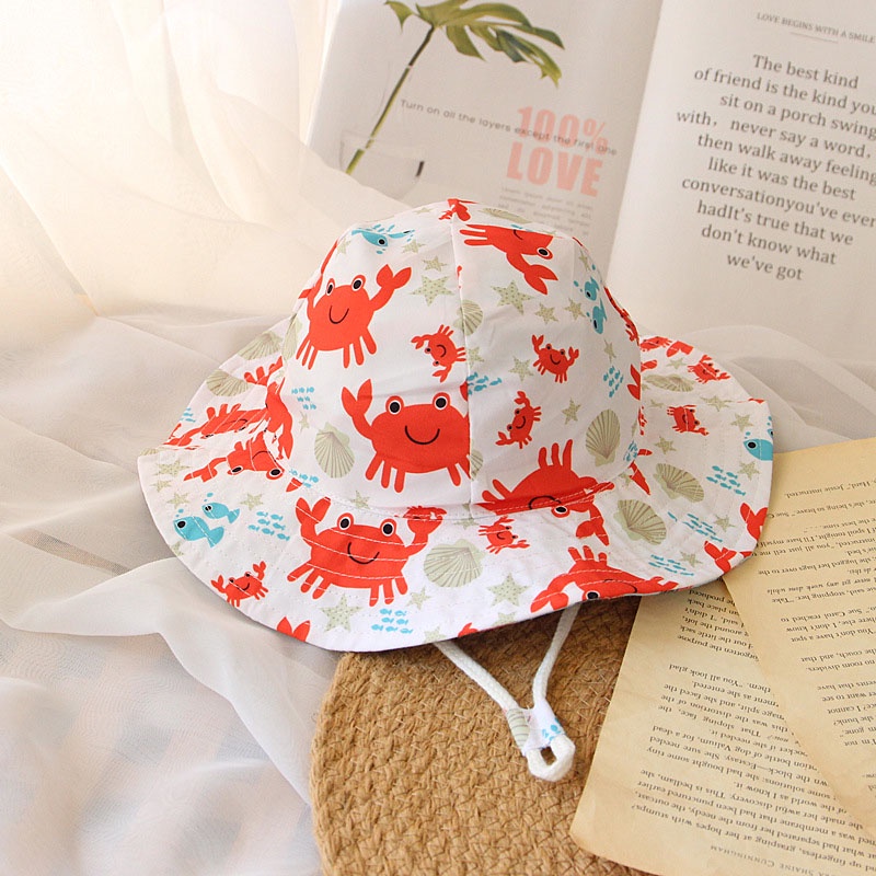 Mũ rộng vành chống nắng thời trang mùa hè sành điệu cho bé