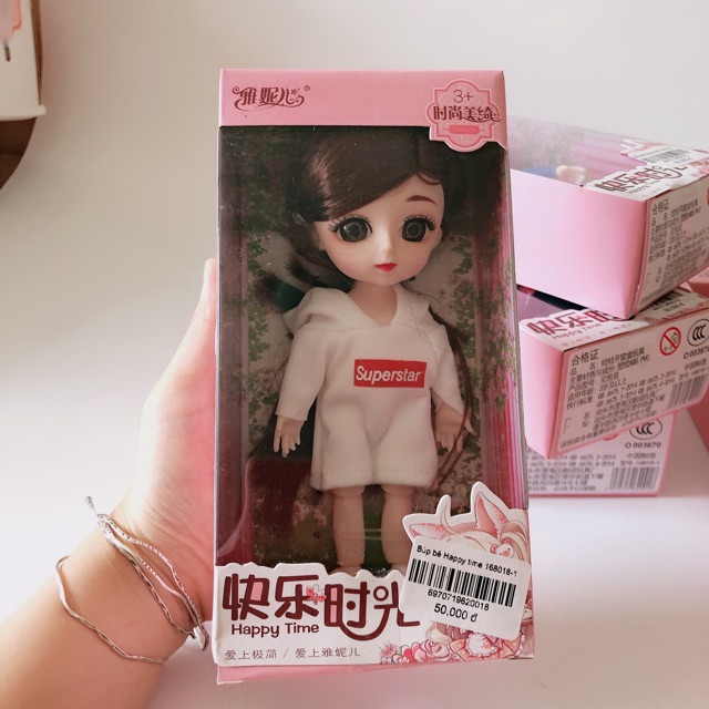 Hộp búp bê đơn chibi xinh xắn - đáng yêu