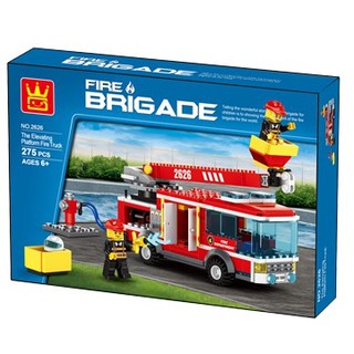 Lắp ráp Ghép Hình Biệt Đội Xe Cứu Hỏa 2626