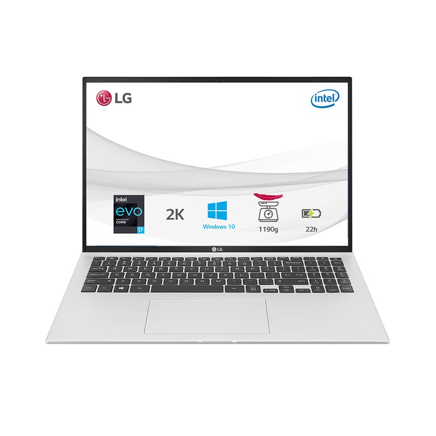 Laptop LG Gram 2021 16Z90P-G.AH73A5 (i7-1165G7/16GB/256GB/Intel Iris Xe/16.0 inch WQXGA/Win 10/Bạc)-Hàng chính hãng