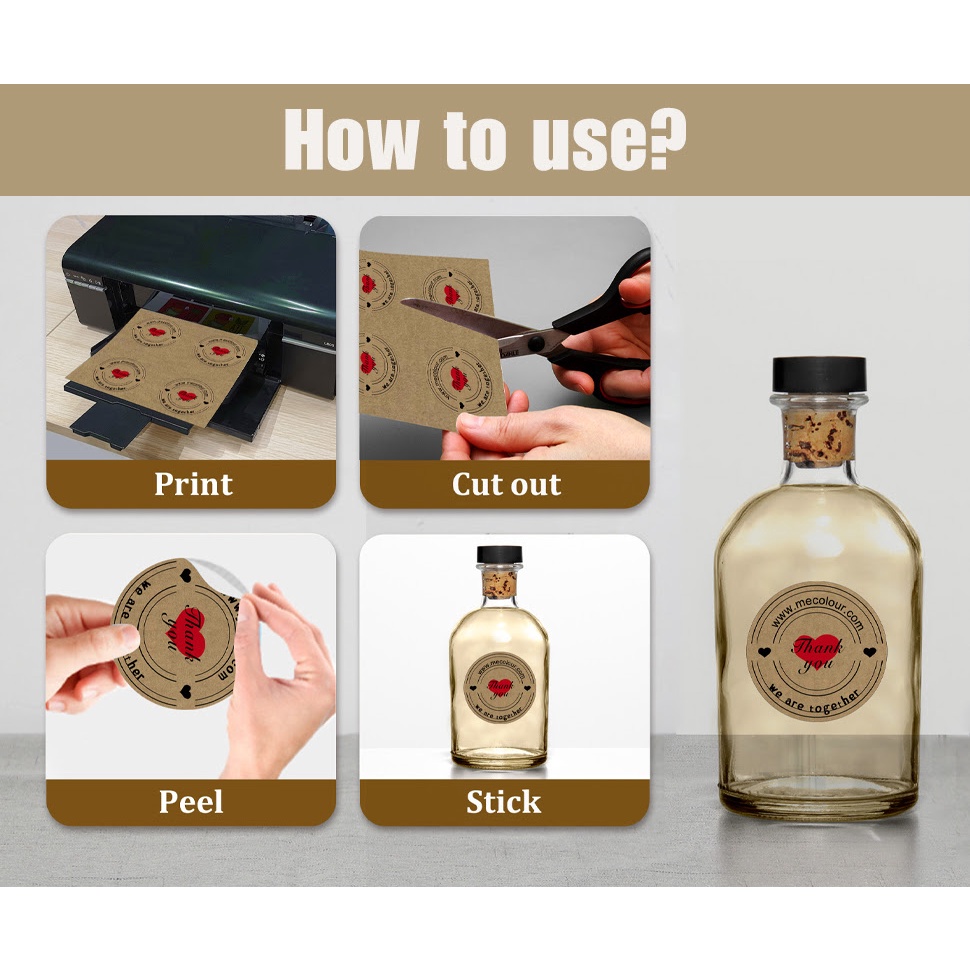 DECAL GIẤY DA BÒ A4