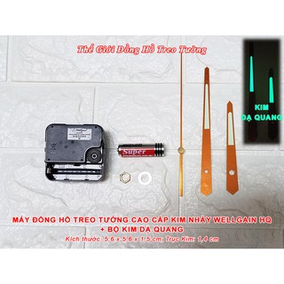 Máy Đồng Hồ CAO CẤP HQ WELLGAIN 2023 Kim Nhảy – Kim DẠ QUANG - Bảo Hành 1 Năm – Tặng Pin Maxell