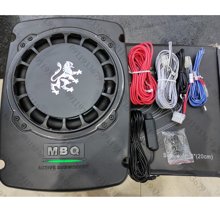 HCM-Loa sub,loa bass,loa gầm ghế,loa sư tử MBQ 8RL-8inch-bảo hành 12 tháng