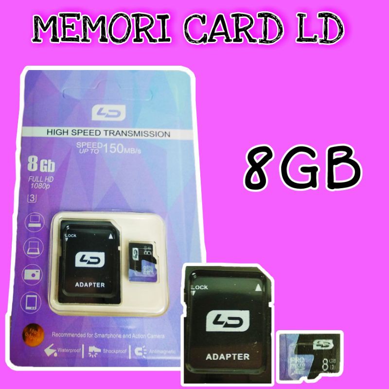 Thẻ Nhớ Ld 8gb U3 / 8gb Cho Hp Class U 3 Ld 8gb | BigBuy360 - bigbuy360.vn