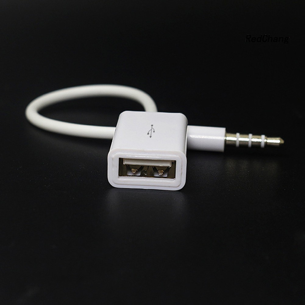 Cáp âm thanh phích USB sang cổng jack 3.5mm AUX cho ô tô