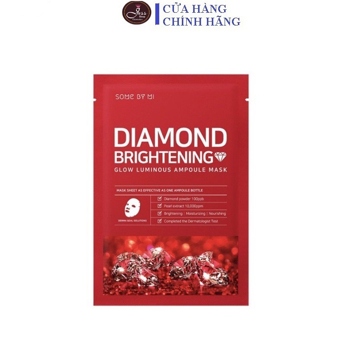10 Miếng Mặt Nạ Dưỡng Trắng Da Some By Mi Diamond Brightening Mask Sheet 25g
