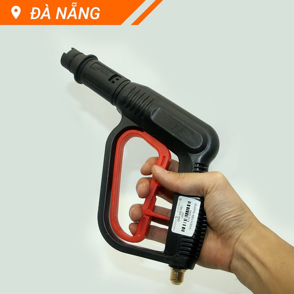 Súng rửa xe áp lực 3200psi mỏ vịt chỉnh tia ren ngoài nhỏ M14