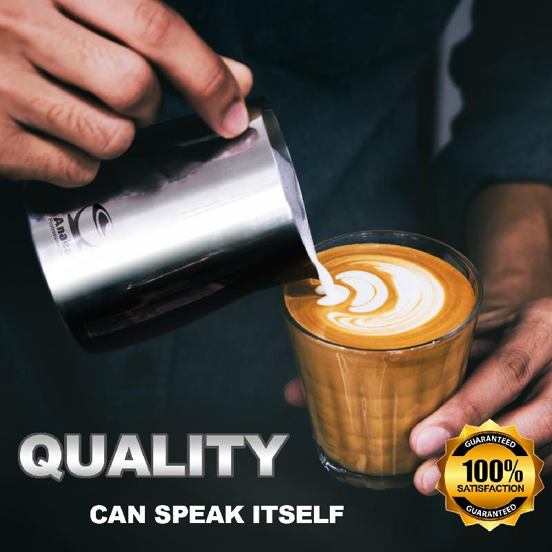 [Mã LIFEHL15K giảm 10% đơn 0Đ] Bình đánh bọt sữa ANAEAT làm từ inox dùng pha cà phê espresso đa năng tiện dụng