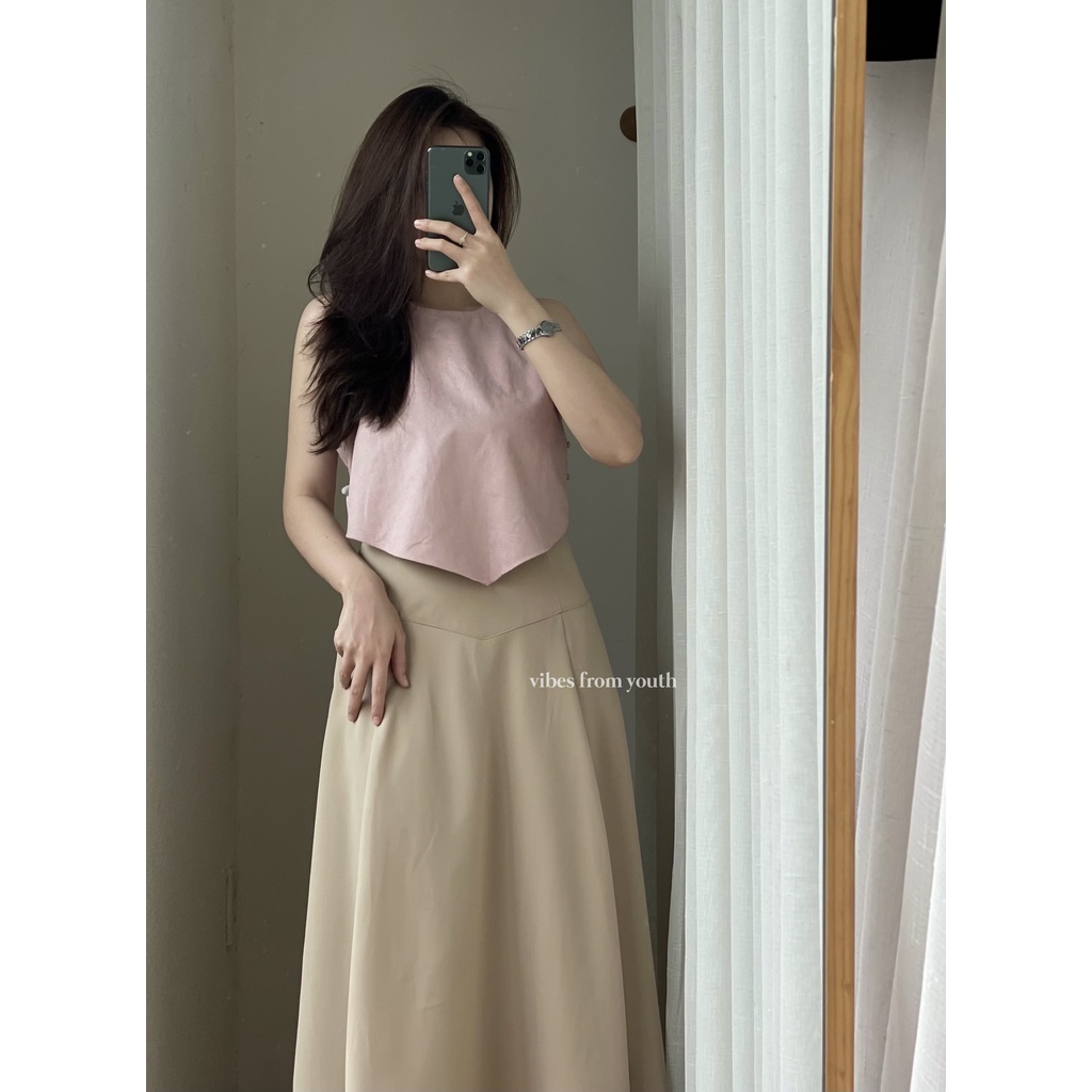 ÁO YẾM chất gấm thiết kế by Vibes_AV1306