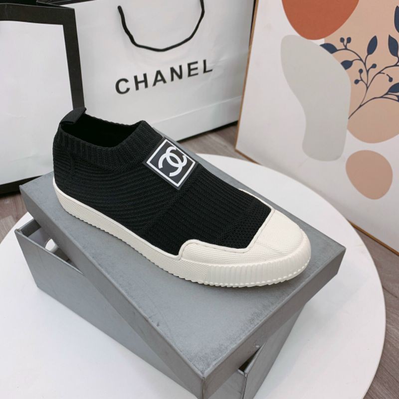 Giày Thể Thao Len Chun Không Dây Mềm Êm Fullbox Hãng Cao Cấp