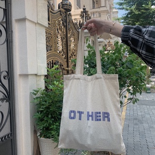 Túi Tote đeo vai Unisex vải Canvas