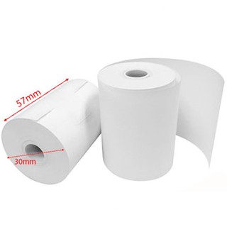 100 cuộn giấy in bill nhiệt K57 phi 30