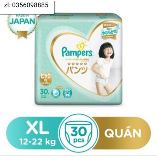 Tã/Bỉm Quần Dán Pamper Nhật Bản đủ size NB66/S60/M48/L40, M44/L34/XL36