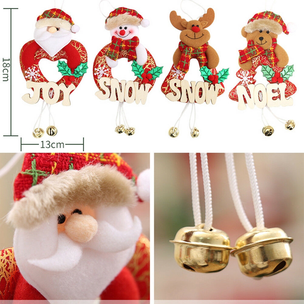 Phụ kiện búp bê hình ông già Noel và người tuyết chuyên dụng cho trang trí cây thông Noel